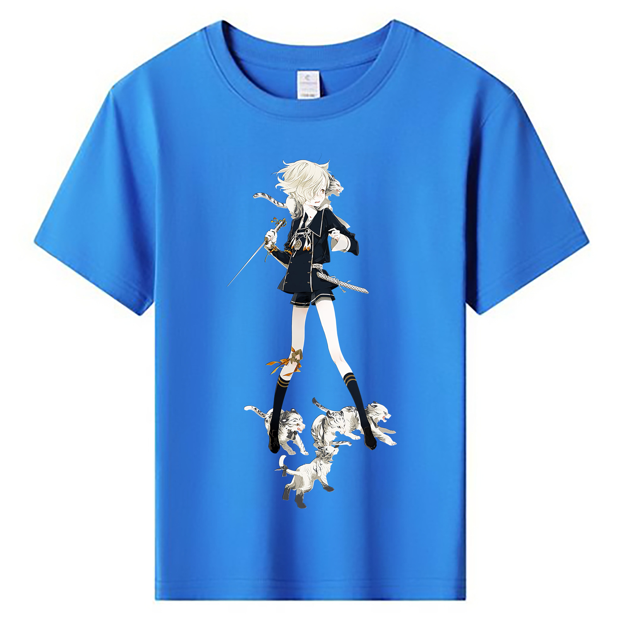 （画像用） 刀剣乱舞 Touken Ranbu 綿100％キッズTシャツ（フロントプリント）